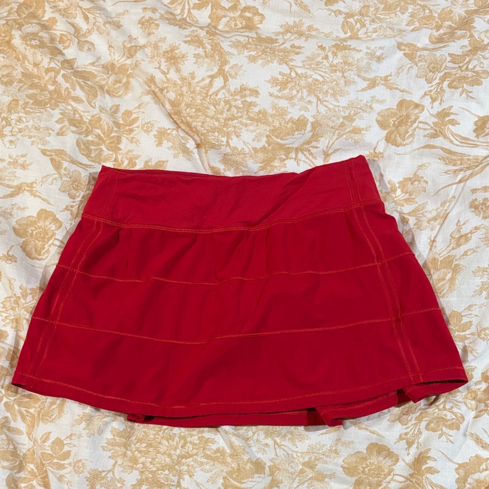 Women's Red Lululemon Skirt